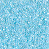 11/0 Miyuki Seed Beads Light Crystal Aqua #0522